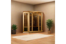 Load image into Gallery viewer, Maxxus &quot;Avignon Edition&quot; 3-Person Corner Near Zero EMF FAR Infrared Sauna
