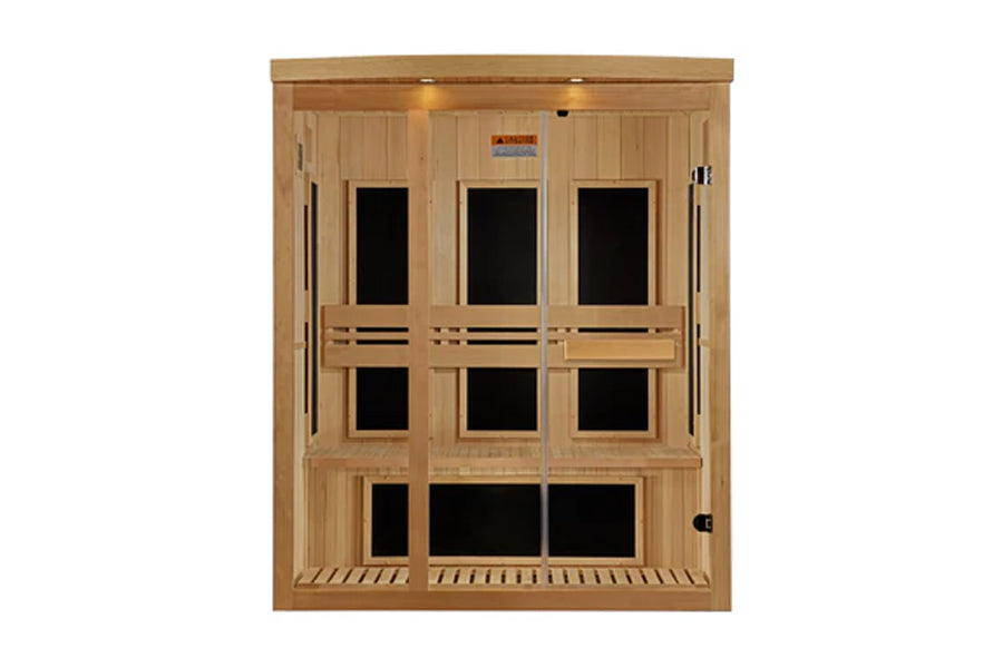 Pro 6 3-Person Near Zero EMF Far Infrared Sauna