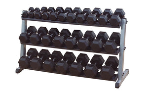 Body-Solid 2-Tier / 3-Tier Dumbbell Rack (3rd Tier Optional)