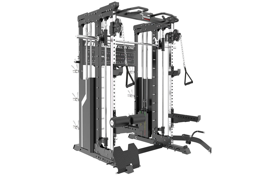 Warrior NEW 901 All-in-One Power Rack Cable Pulley Home Gym w/ Counter-Balanced Smith Machine (🪂NEW ITEM)