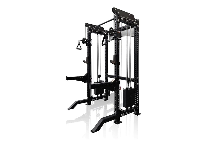 Warrior 1.0 Cable Crossover Pulley Power Rack Gym System