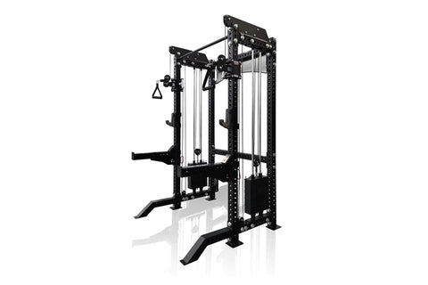 Warrior 1.0 Cable Crossover Pulley Power Rack Gym System