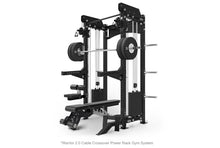 Load image into Gallery viewer, Warrior 3.0 Cable Crossover Pulley Power Rack Gym System w/ Lat Pulldown
