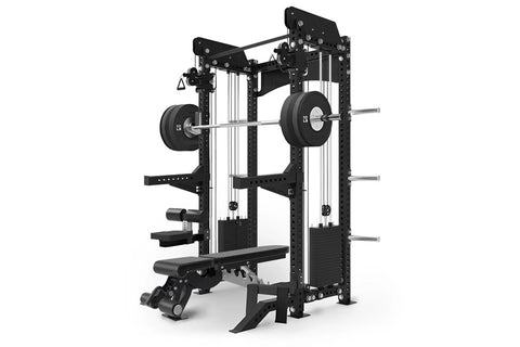 Warrior 2.0 Cable Crossover Pulley Power Rack Gym System