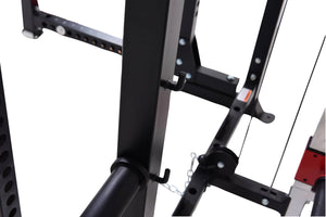 Warrior Freestanding Folding Cable Pulley Power Rack Cage