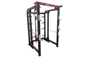 Warrior Freestanding Folding Cable Pulley Power Rack Cage