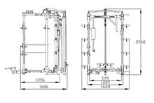 Load image into Gallery viewer, Warrior Freestanding Folding Cable Pulley Power Rack Cage
