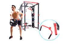 Load image into Gallery viewer, Warrior Freestanding Folding Cable Pulley Power Rack Cage
