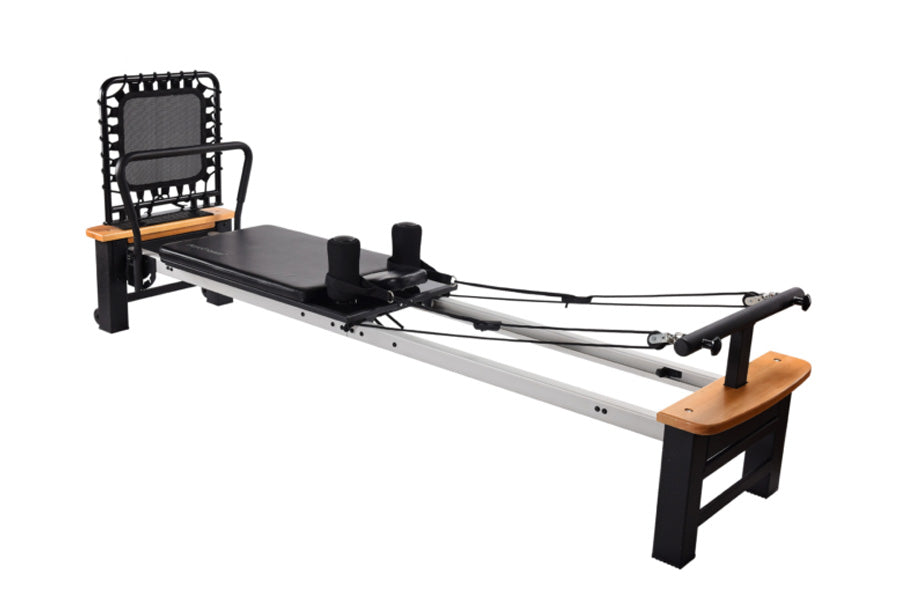 Pilates Reformer Machine Equipment with Spring for Home Workout,Foldable  Reformer Pilates for Beginner ,Big Size